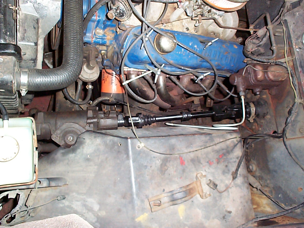 Replacing steering rag joint with ujoint Bronco Forum Full Size